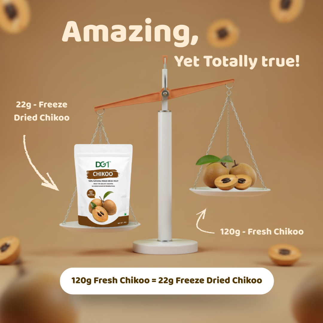 DG1 Freeze Dried Chikoo Slices