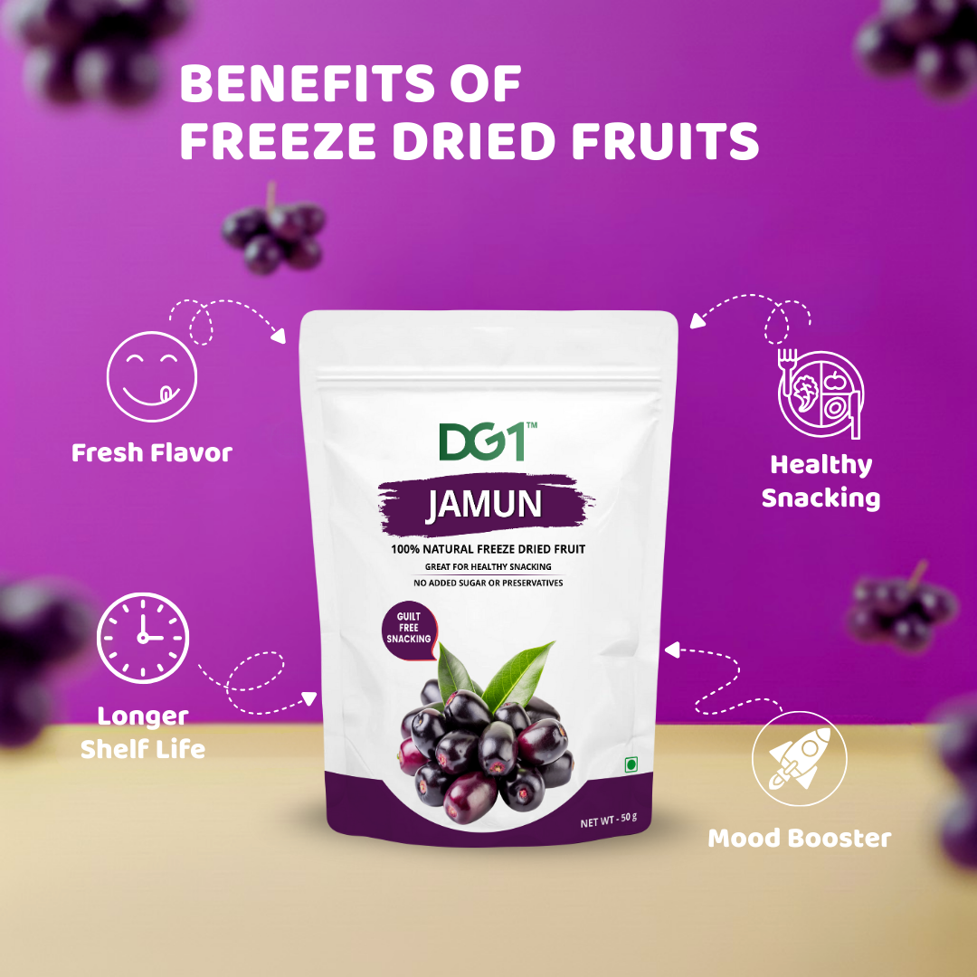 DG1 Freeze Dried Jamun Cubes