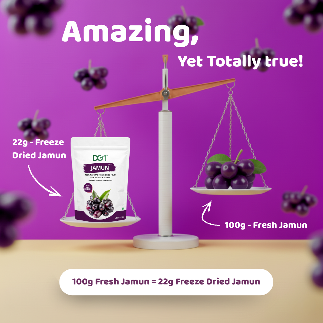 DG1 Freeze Dried Jamun Cubes