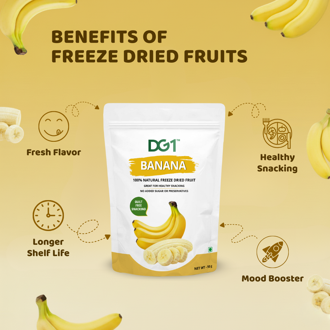 DG1 Freeze Dried Banana Slices