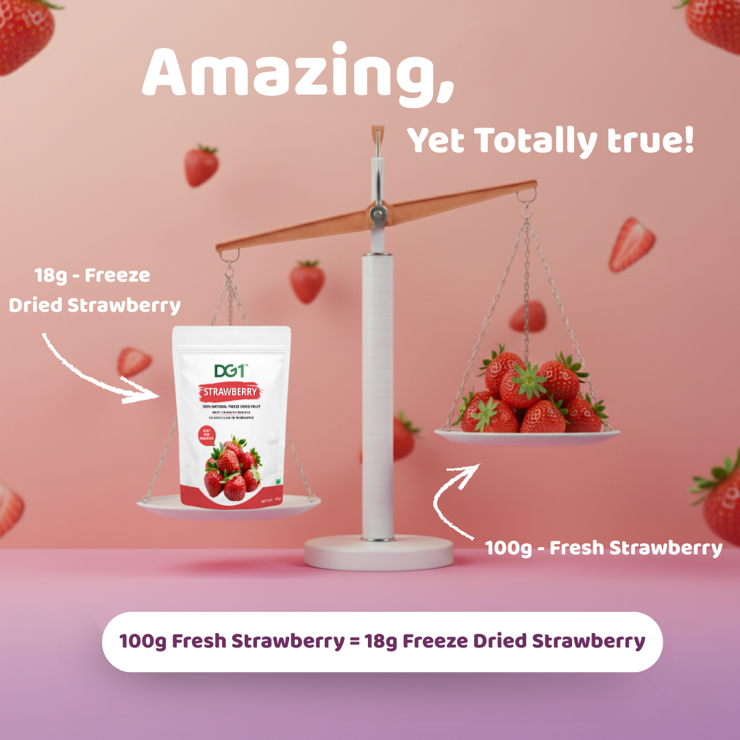 DG1 Freeze Dried Strawberry Slices