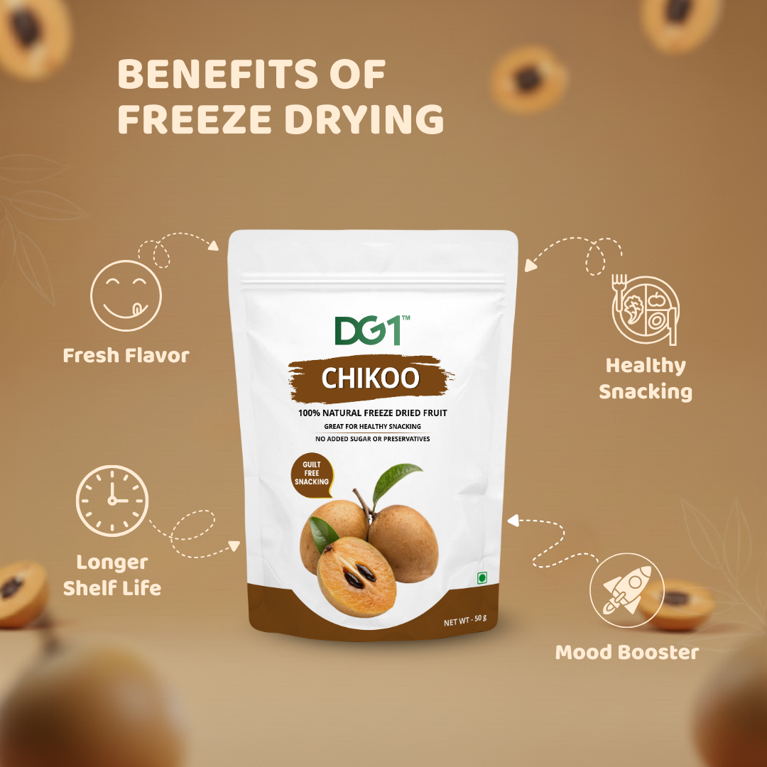 DG1 Freeze Dried Chikoo Slices