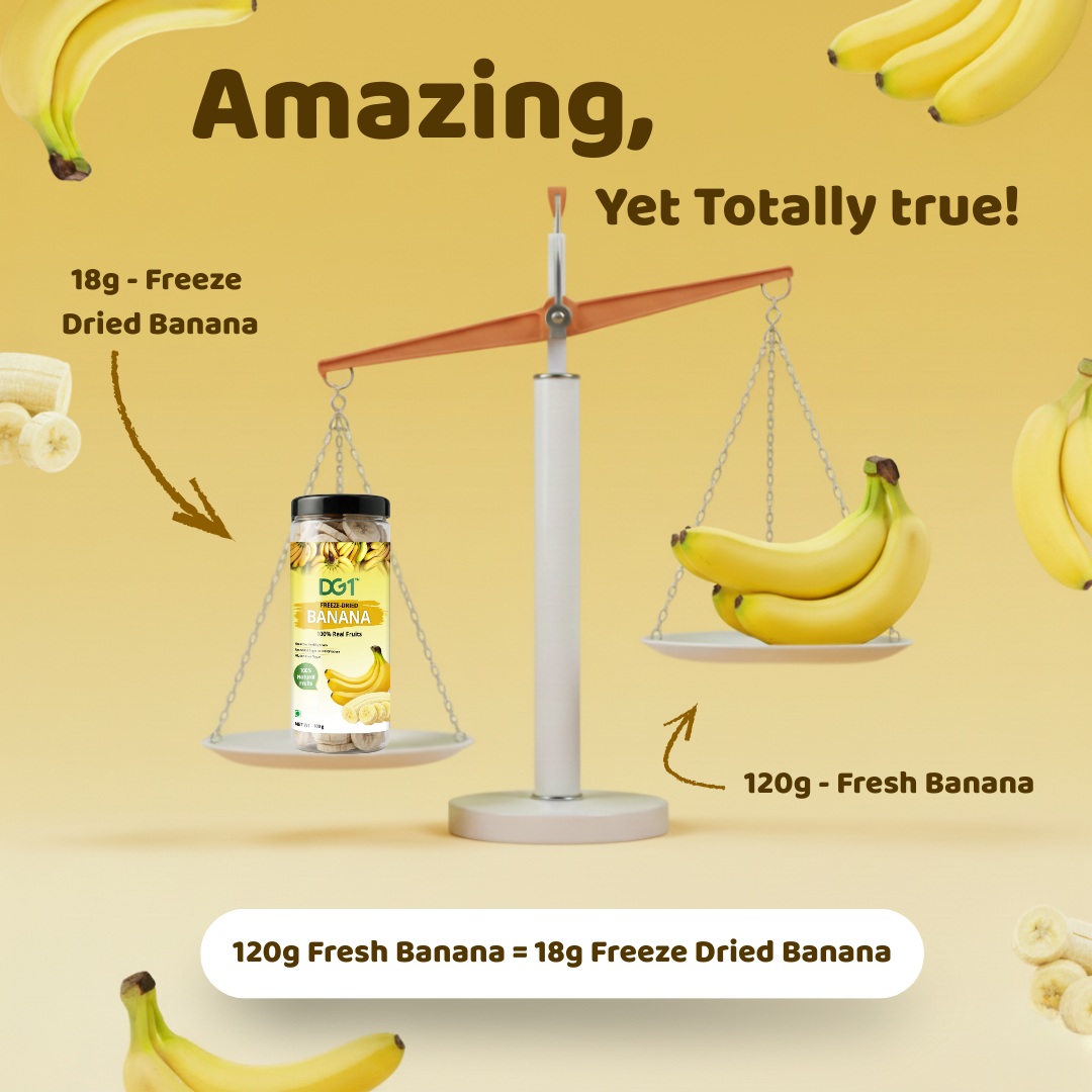 DG1 Freeze Dried Banana Slices