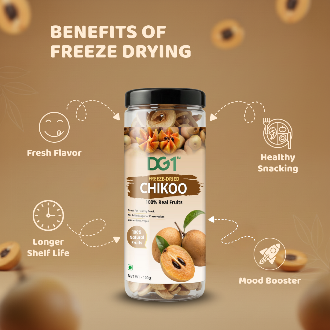 DG1 Freeze Dried Chikoo Slices