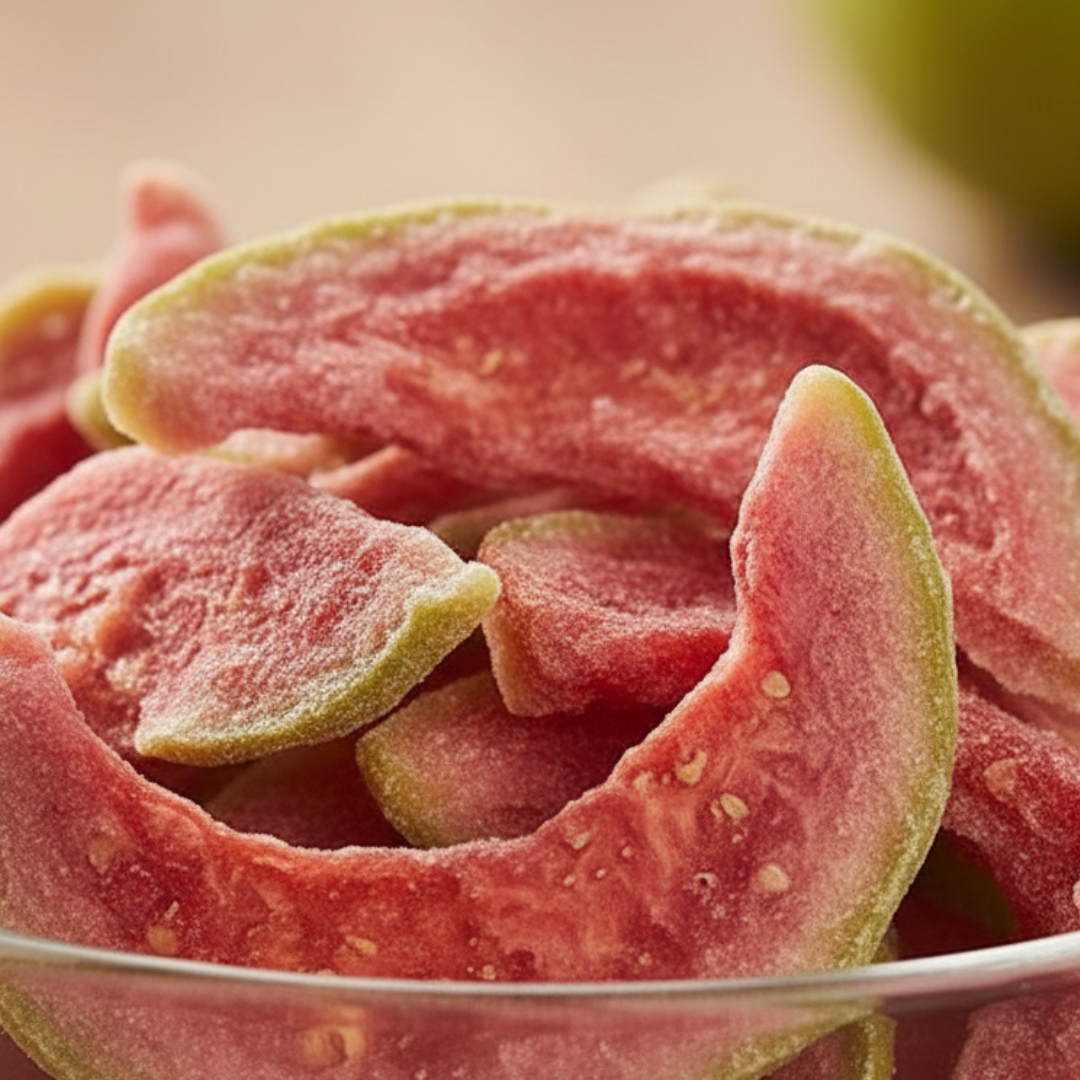 DG1 Freeze Dried Pink Guava Slices
