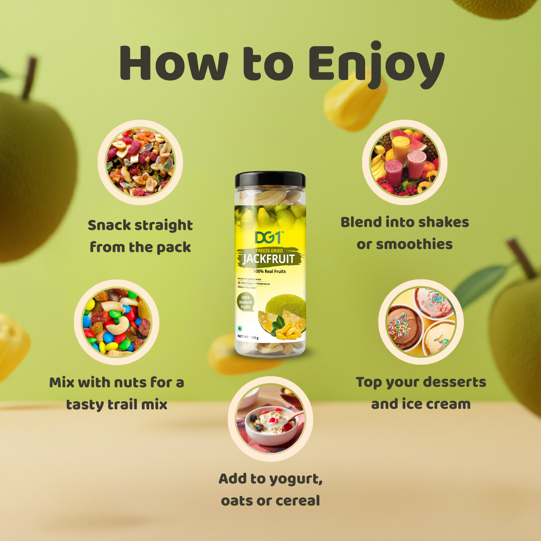 DG1 Freeze Dried Jackfruit Slices