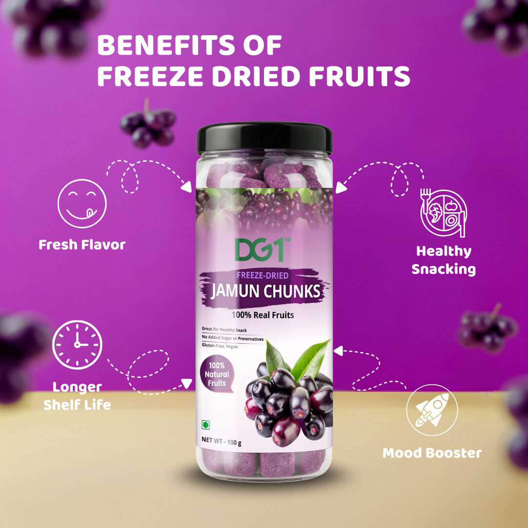 DG1 Freeze Dried Jamun Cubes