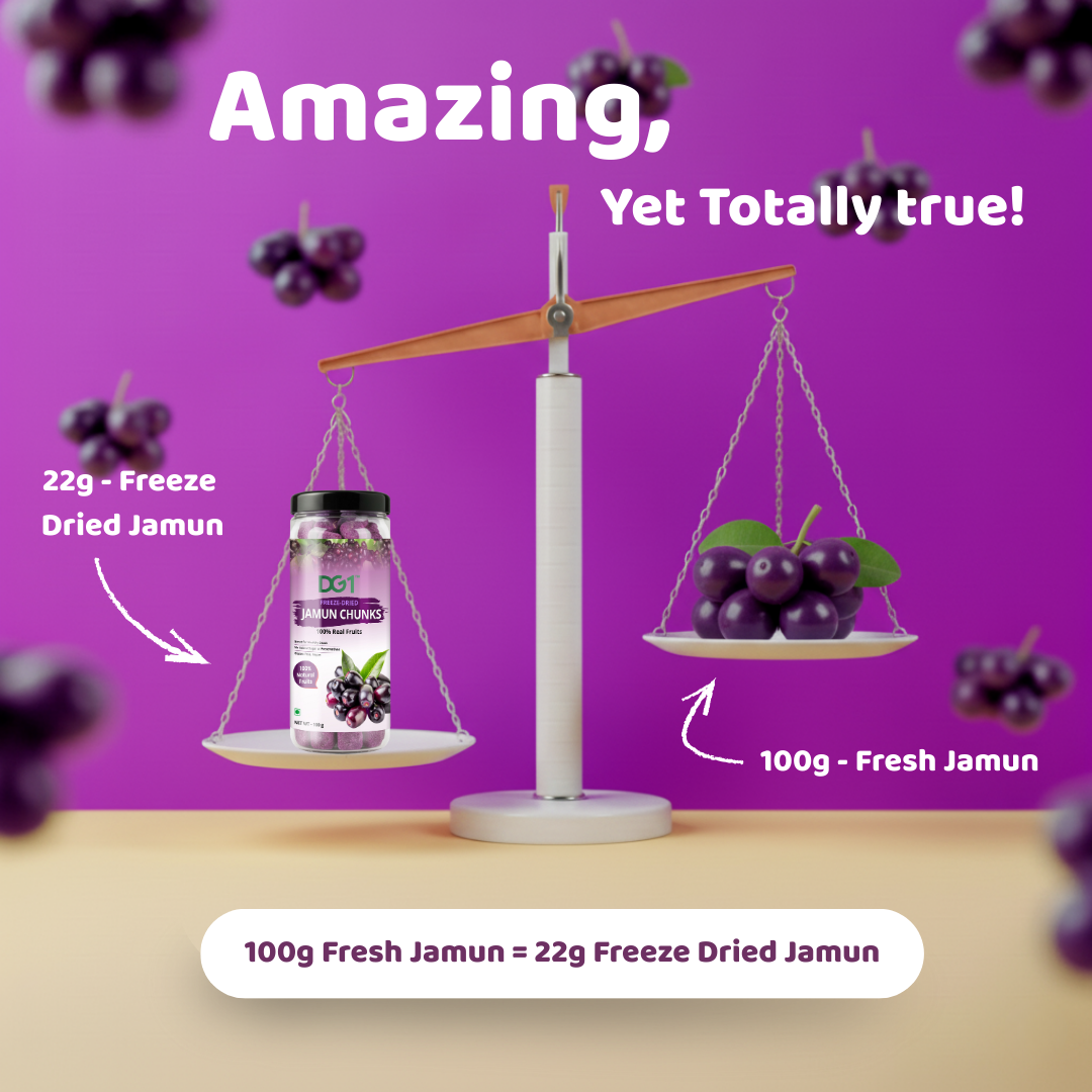 DG1 Freeze Dried Jamun Cubes