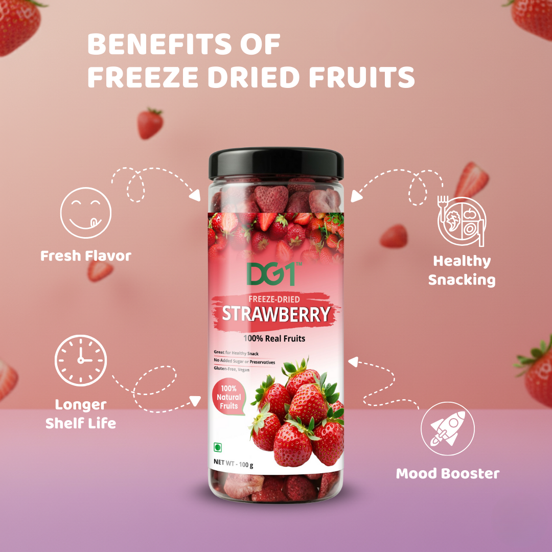 DG1 Freeze Dried Strawberry Slices