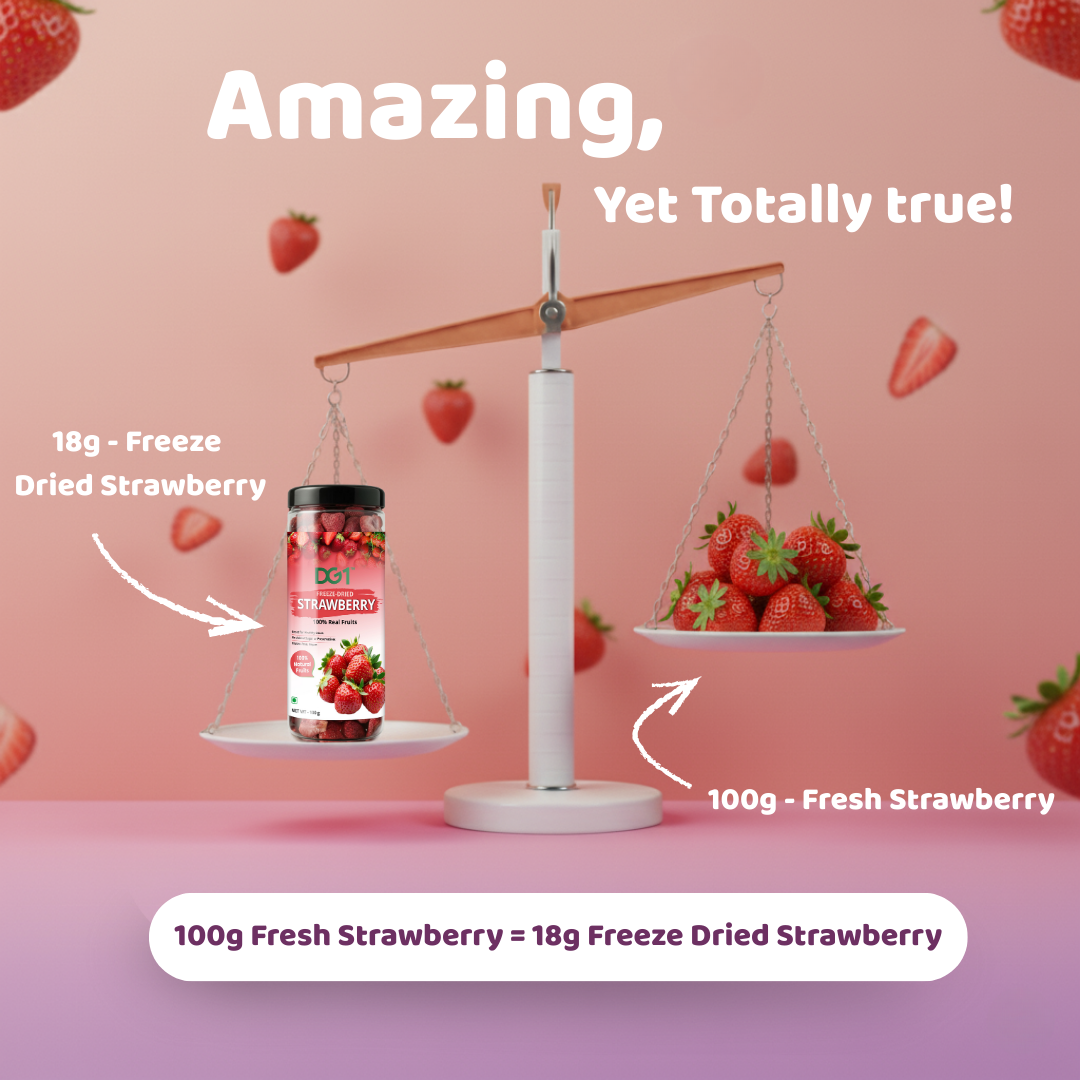 DG1 Freeze Dried Strawberry Slices