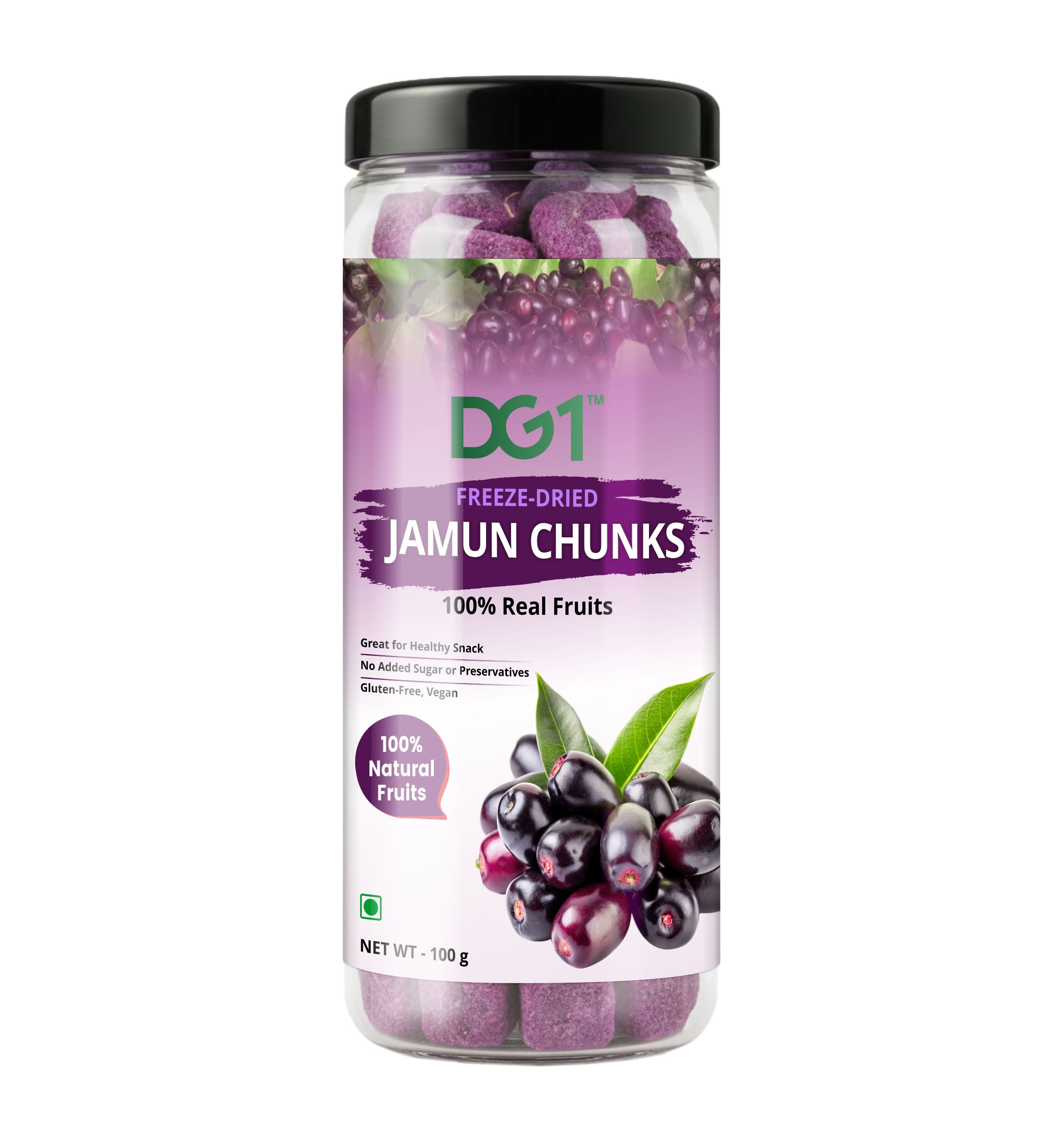 DG1 Freeze Dried Jamun Cubes
