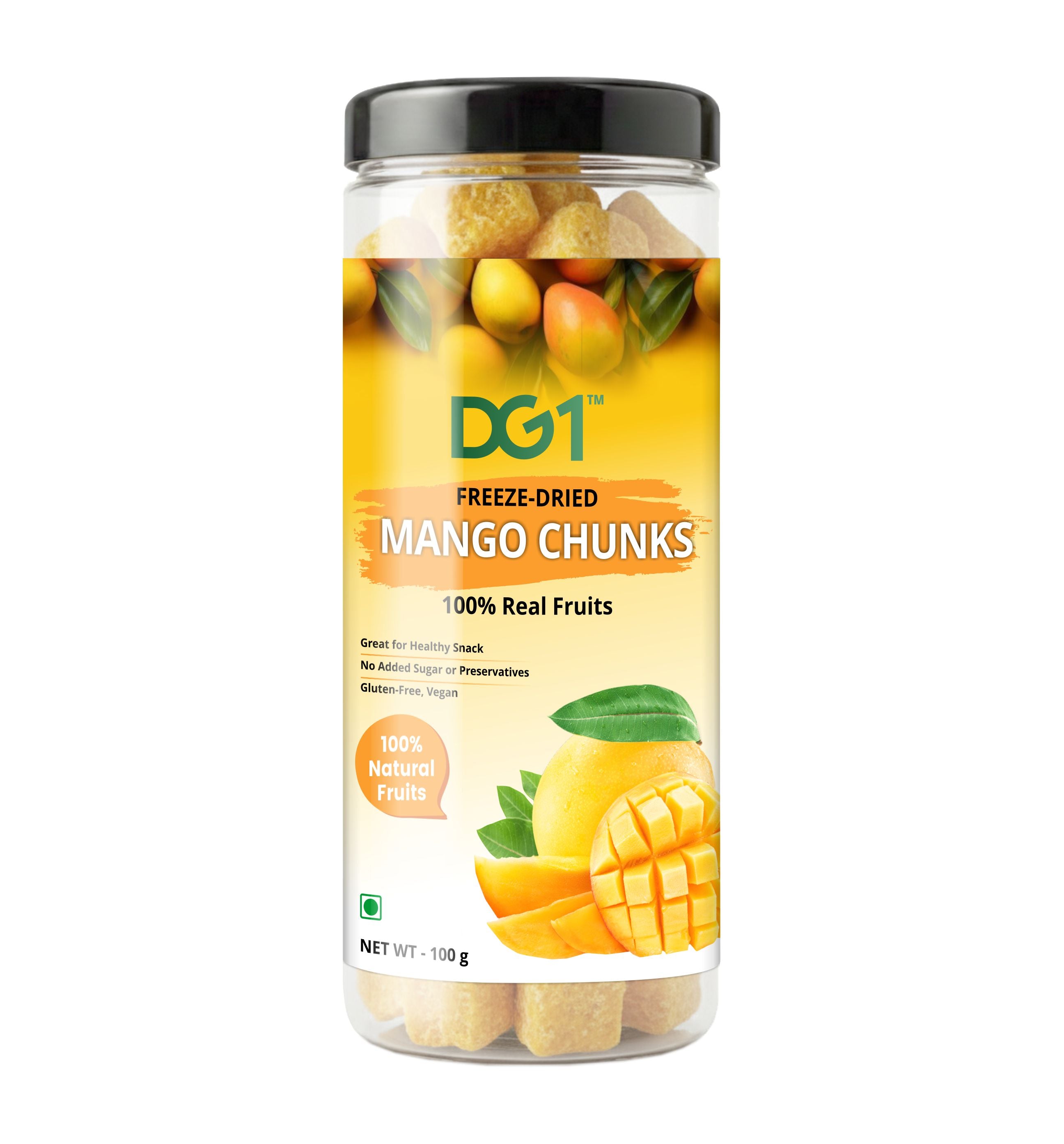 DG1 Freeze Dried Mango Cubes