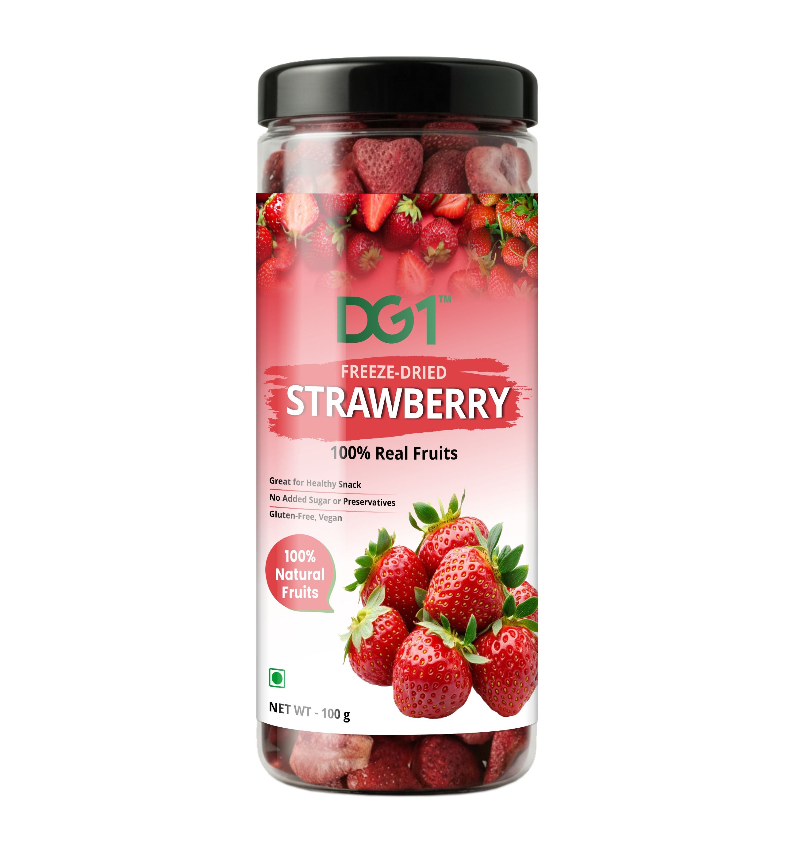 DG1 Freeze Dried Strawberry Slices